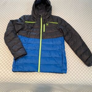 SPYDER Hoodie Synthetic Down Jacket